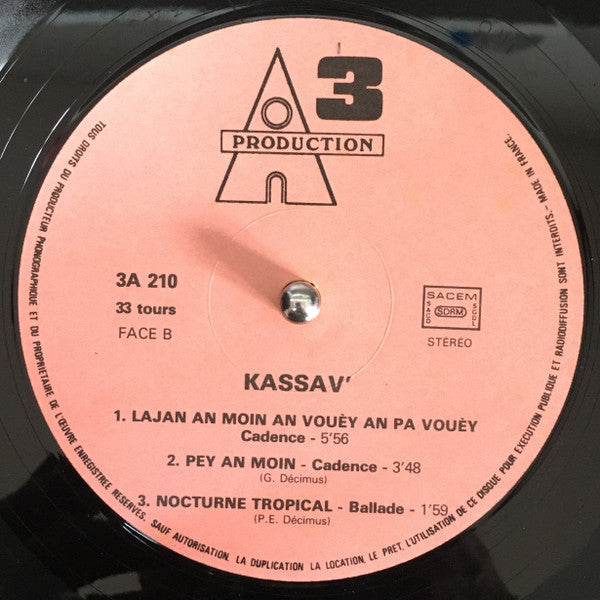 Kassav' : Kassav' (LP, Album)