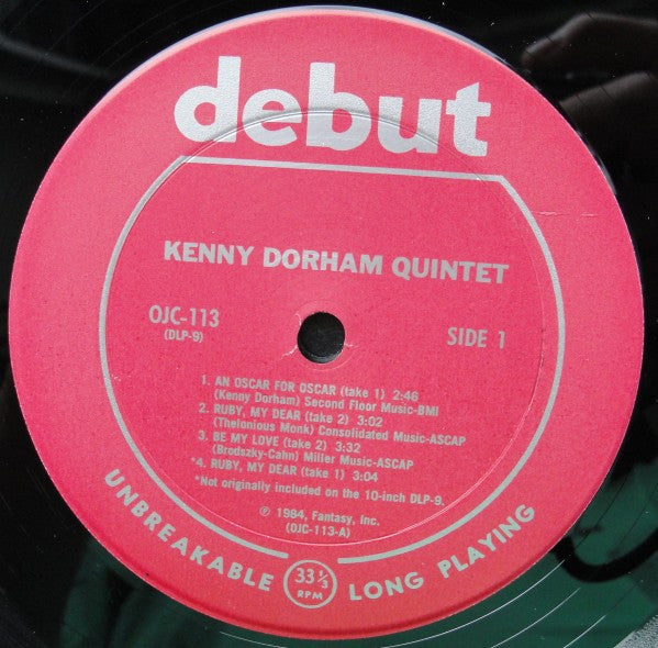 The Kenny Dorham Quintet ~ Kenny Dorham Quintet (Vinyl) - Djungel & Jazz