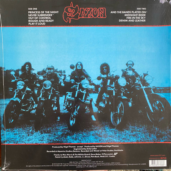 Saxon ~ Denim And Leather (Vinyl) - Djungel & Jazz