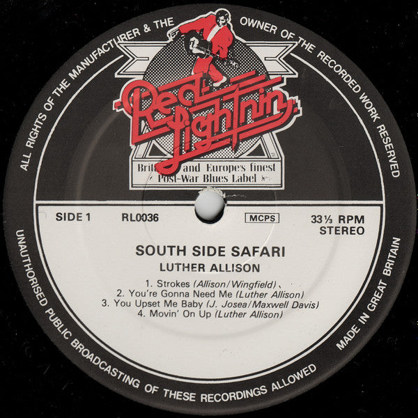 Luther Allison ~ South Side Safari (Vinyl) - Djungel & Jazz