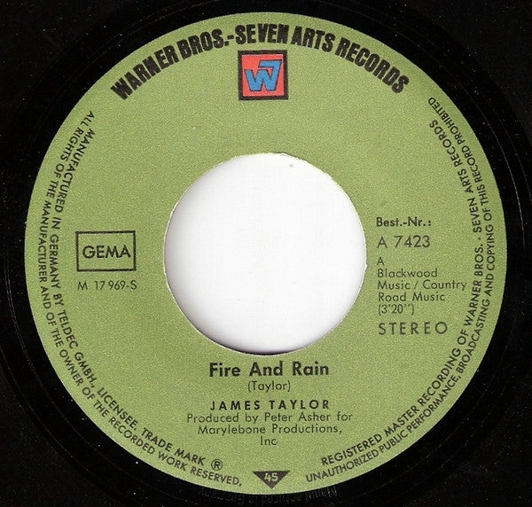 James Taylor ~ Fire And Rain (Vinyl) - Djungel & Jazz