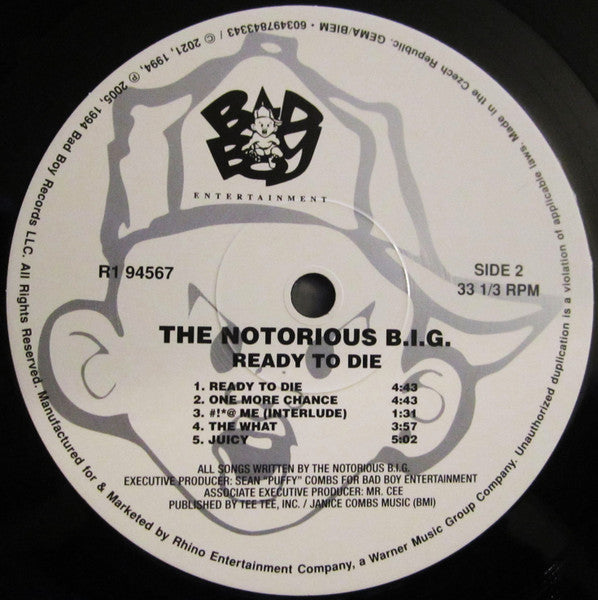 The Notorious BIG ~ Ready To Die (Vinyl) - Djungel & Jazz
