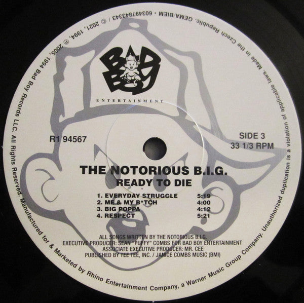 The Notorious BIG ~ Ready To Die (Vinyl) - Djungel & Jazz