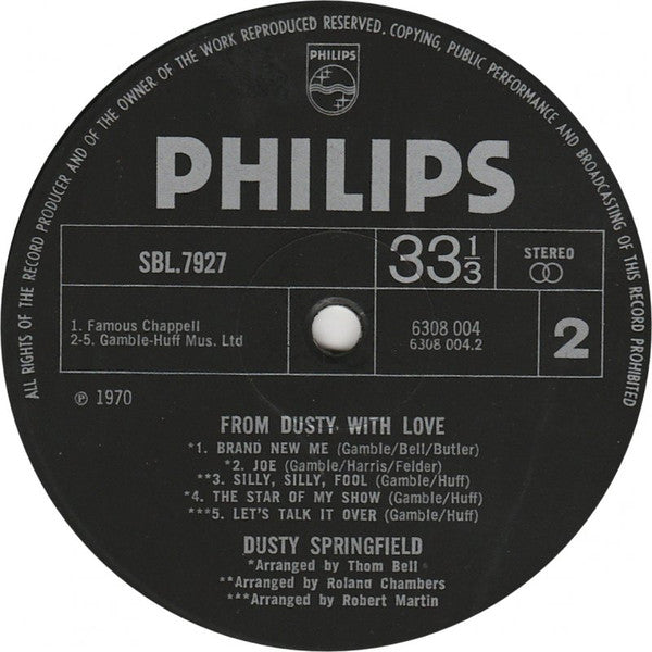 Dusty Springfield ~ From Dusty....With Love (Vinyl) - Djungel & Jazz