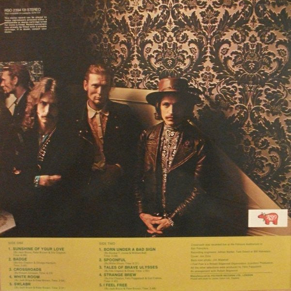 Cream ~ Best Of Cream (Vinyl) - Djungel & Jazz