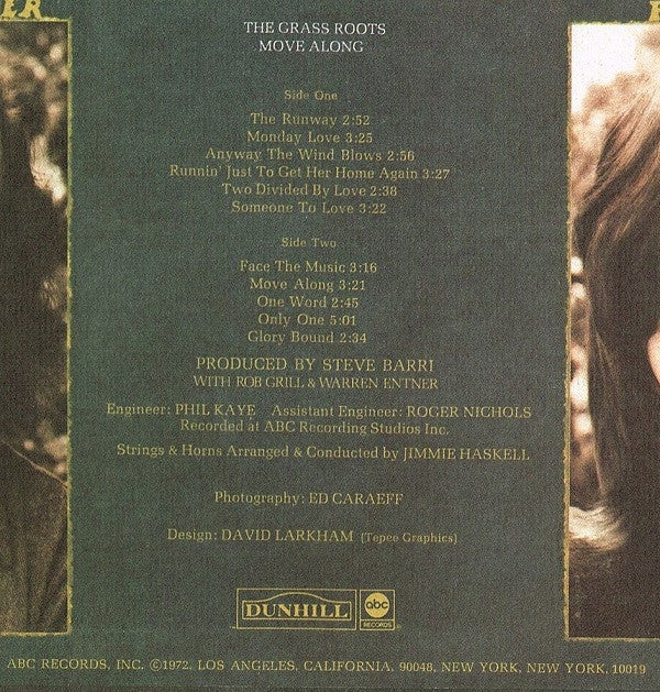 The Grass Roots ~ Move Along (Vinyl) - Djungel & Jazz