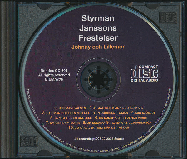 Johnny Bode Och Lillemor Dahlqvist ~ Styrman Janssons Frestelser (Vinyl) - Djungel & Jazz