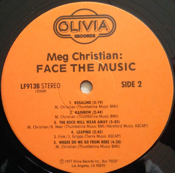 Meg Christian : Face The Music (LP, Album)
