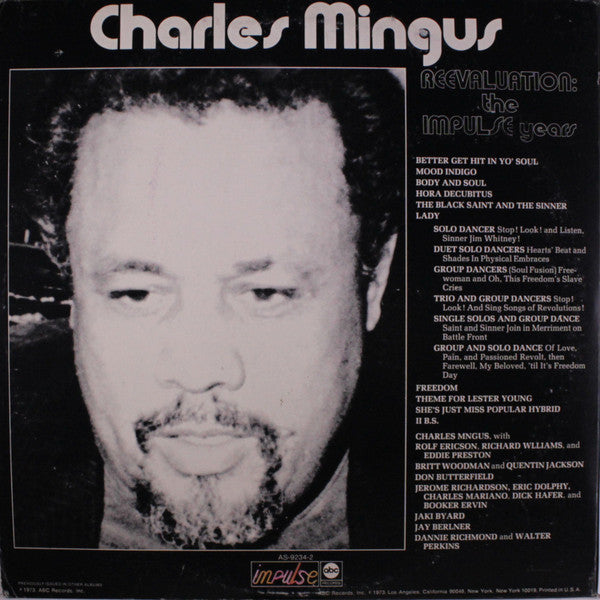 Charles Mingus ~ Reevaluation: The Impulse Years (Vinyl) - Djungel & Jazz