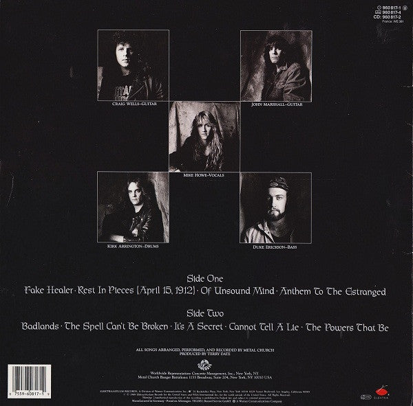 Metal Church : Blessing In Disguise (LP, Album)