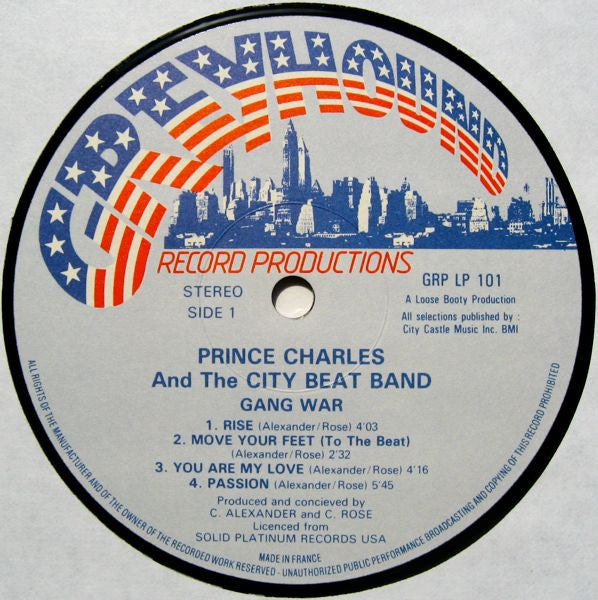 Prince Charles And The City Beat Band : Gang War (LP, Album)