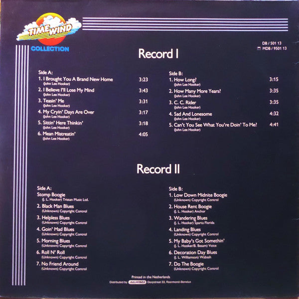 John Lee Hooker : Stomp Boogie (2xLP, Comp)