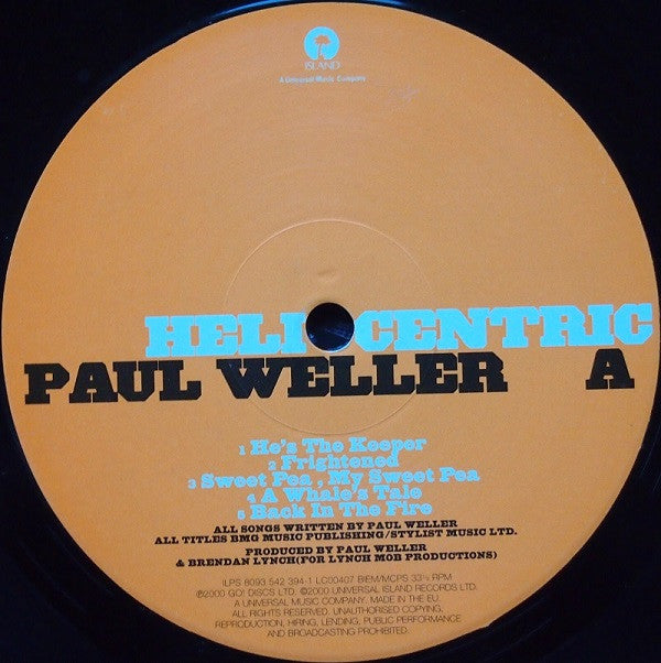 Paul Weller ~ Heliocentric (Vinyl) - Djungel & Jazz