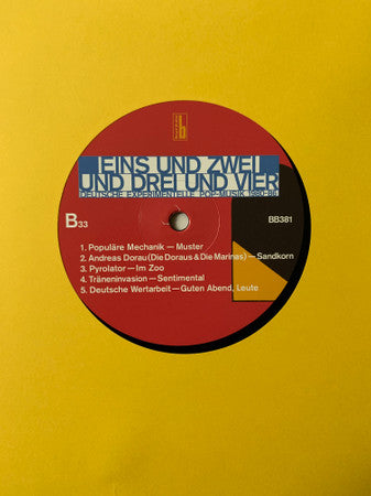 Various : Eins Und Zwei Und Drei Und Vier (Deutsche Experimentelle Pop-Musik 1980-86) (2xLP, Album, Comp)