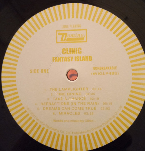 Clinic ~ Fantasy Island (Vinyl) - Djungel & Jazz