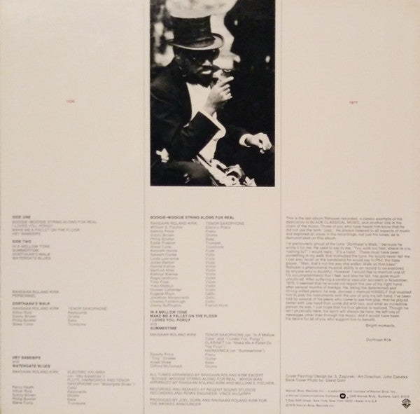 Roland Kirk ~ Boogie-Woogie String Along For Real (Vinyl) - Djungel & Jazz