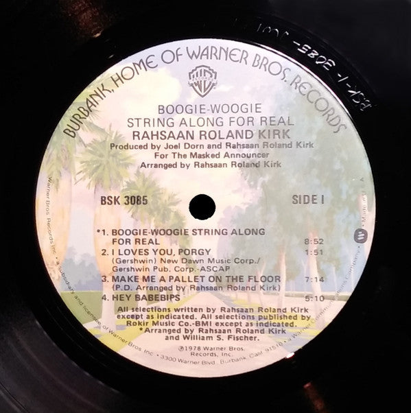 Roland Kirk ~ Boogie-Woogie String Along For Real (Vinyl) - Djungel & Jazz