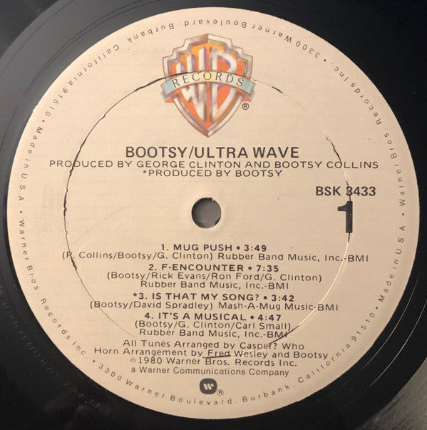 Bootsy Collins : Ultra Wave (LP, Album)