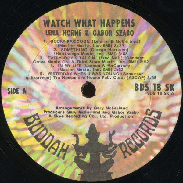 Lena Horne & Gabor Szabo : Watch What Happens (LP, Album, RE)