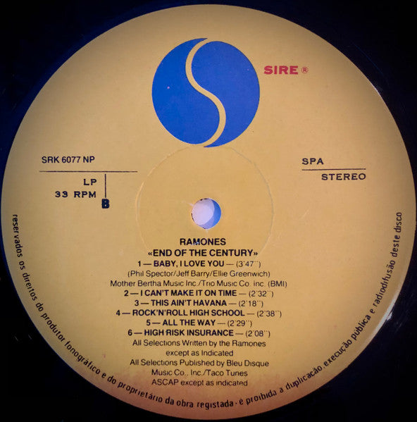 Ramones ~ End Of The Century (Vinyl) - Djungel & Jazz