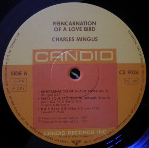 Charles Mingus : Reincarnation Of A Love Bird (LP, Album)
