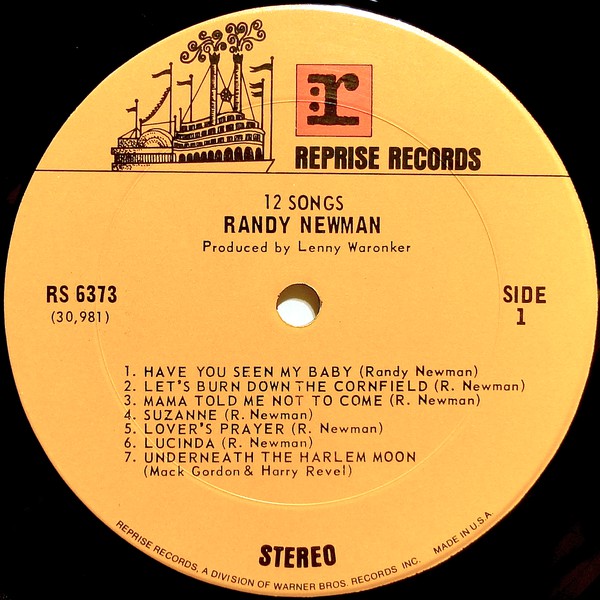 Randy Newman ~ 12 Songs (Vinyl) - Djungel & Jazz