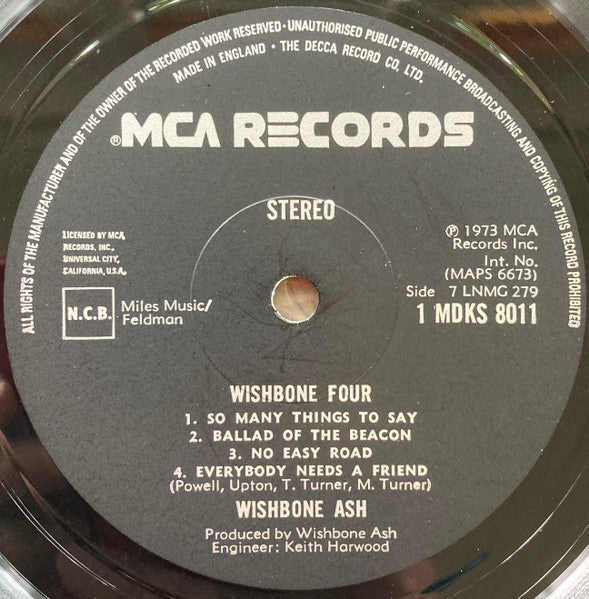 Wishbone Ash ~ Wishbone Four (Vinyl) - Djungel & Jazz
