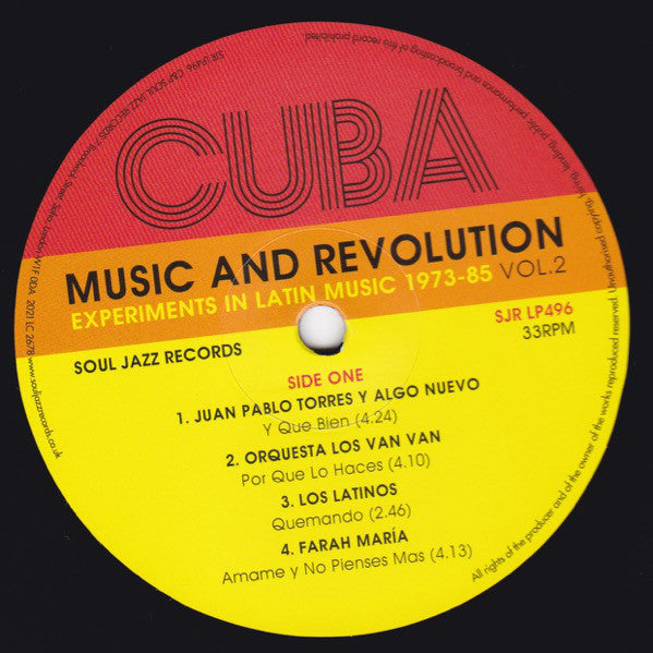 Various ~ Cuba: Music And Revolution (Culture Clash In Havana Cuba: Experiments In Latin Music 1973-85 Vol. 2) (Vinyl) - Djungel & Jazz