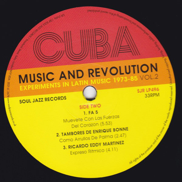 Various ~ Cuba: Music And Revolution (Culture Clash In Havana Cuba: Experiments In Latin Music 1973-85 Vol. 2) (Vinyl) - Djungel & Jazz