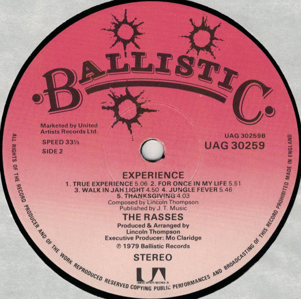The Royal Rasses : Experience (LP, Album)