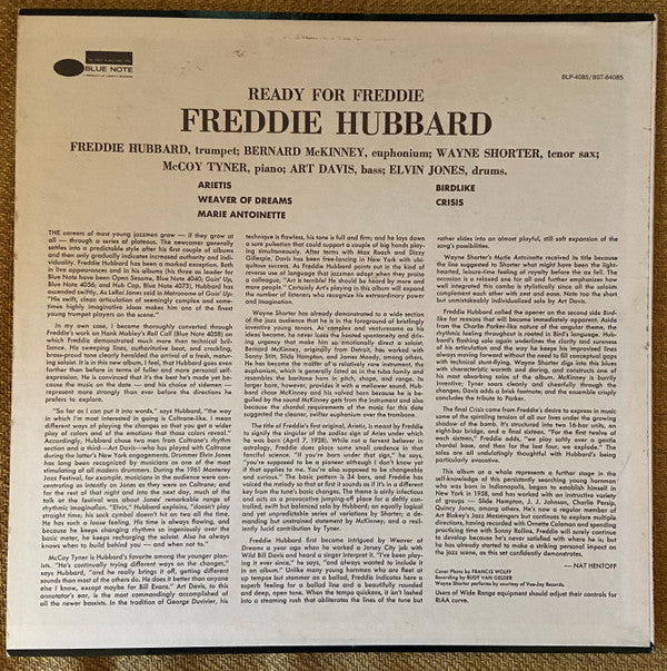 Freddie Hubbard ~ Ready for Freddie (Vinyl) - Djungel & Jazz