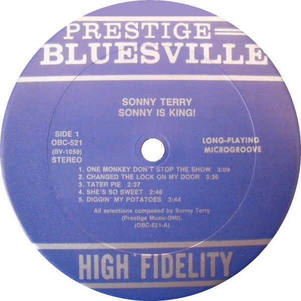 Sonny Terry ~ Sonny Is King (Vinyl) - Djungel & Jazz