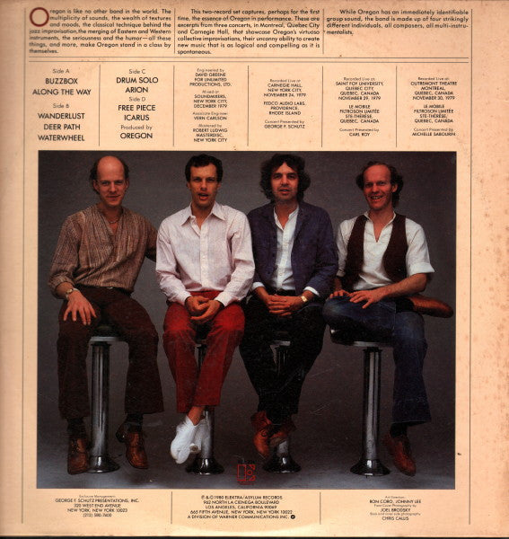 Oregon : In Performance (2xLP, Album, SP )