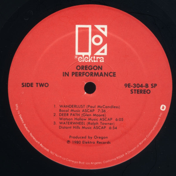 Oregon ~ In Performance (Vinyl) - Djungel & Jazz