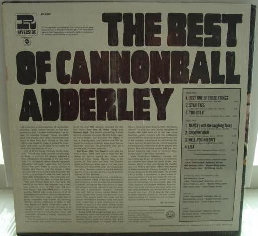 Cannonball Adderley : The Best Of Cannonball Adderley (LP, Comp)