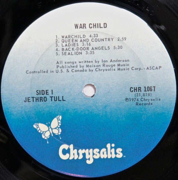 Jethro Tull ~ War Child (Vinyl) - Djungel & Jazz
