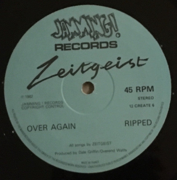 Zeitgeist ~ Over Again / Ripped (Vinyl) - Djungel & Jazz