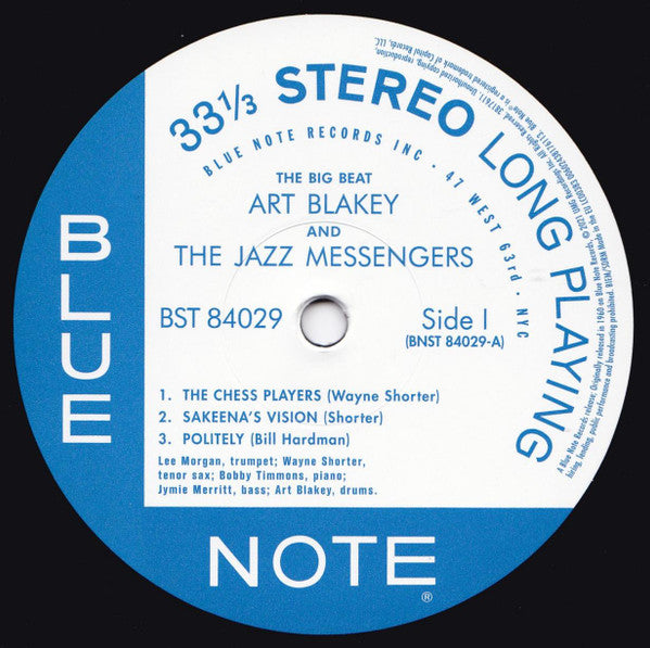 Art Blakey & The Jazz Messengers ~ The Big Beat (Vinyl) - Djungel & Jazz