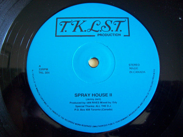 Various ~ Spray House II (Vinyl) - Djungel & Jazz
