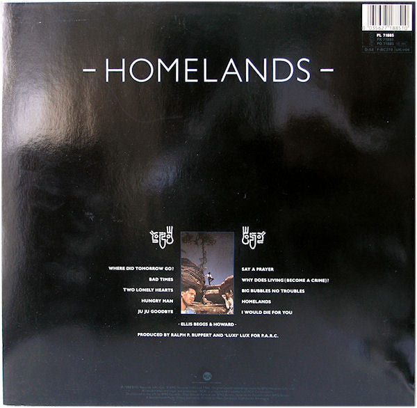 Ellis Beggs & Howard ~ Homelands (Vinyl) - Djungel & Jazz