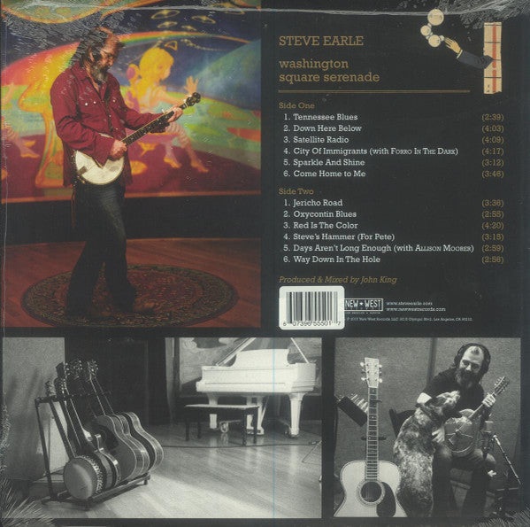 Steve Earle ~ Washington Square Serenade (Vinyl) - Djungel & Jazz