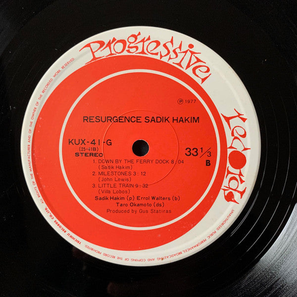 Sadik Hakim : Resurgence (LP, Album)