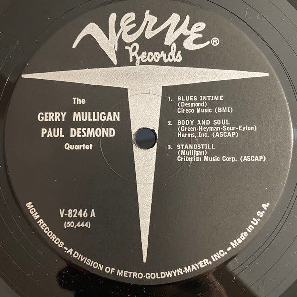 Gerry Mulligan Meets Paul Desmond ~ Gerry Mulligan Meets Paul Desmond (Vinyl) - Djungel & Jazz