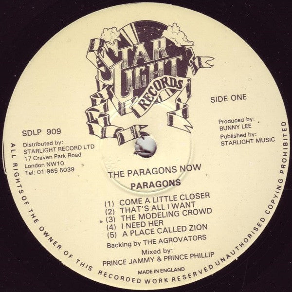 The Paragons : Now (LP, Album)
