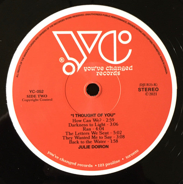 Julie Doiron ~ I Thought Of You (Vinyl) - Djungel & Jazz