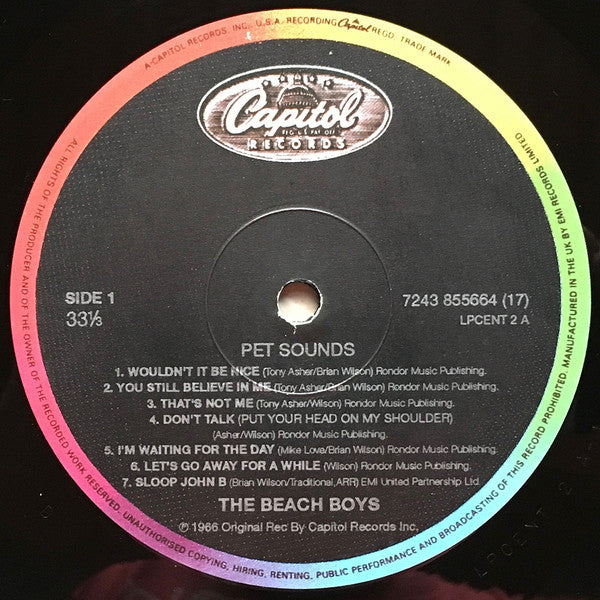 The Beach Boys ~ Pet Sounds (Vinyl) - Djungel & Jazz