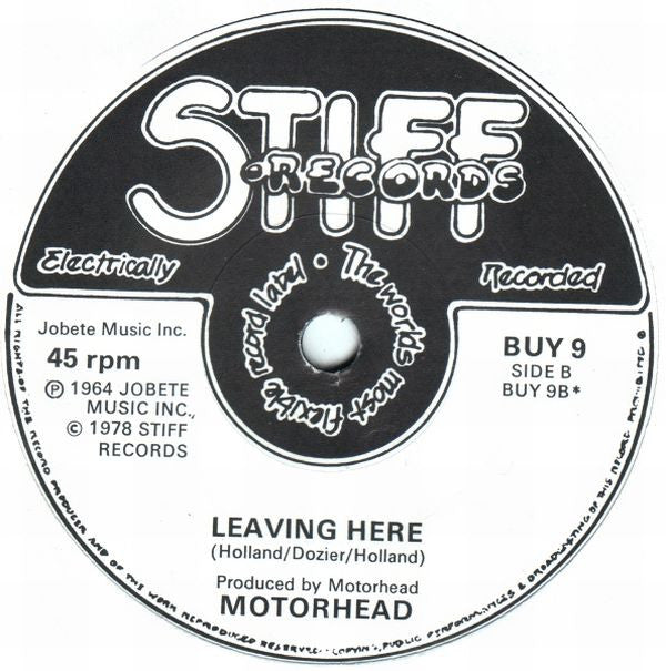 Motörhead : Leaving Here / White Line Fever (7", Single)