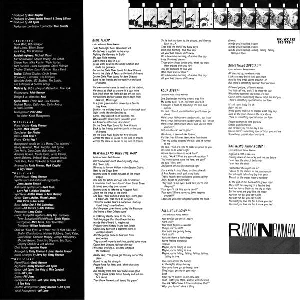 Randy Newman ~ Land Of Dreams (Vinyl) - Djungel & Jazz