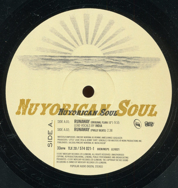 Nuyorican Soul Featuring India ~ Runaway (Vinyl) - Djungel & Jazz