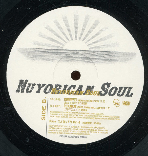 Nuyorican Soul Featuring India ~ Runaway (Vinyl) - Djungel & Jazz